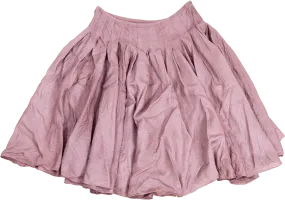 00's Blush Pink Silk Pleated Skirt by DKNY