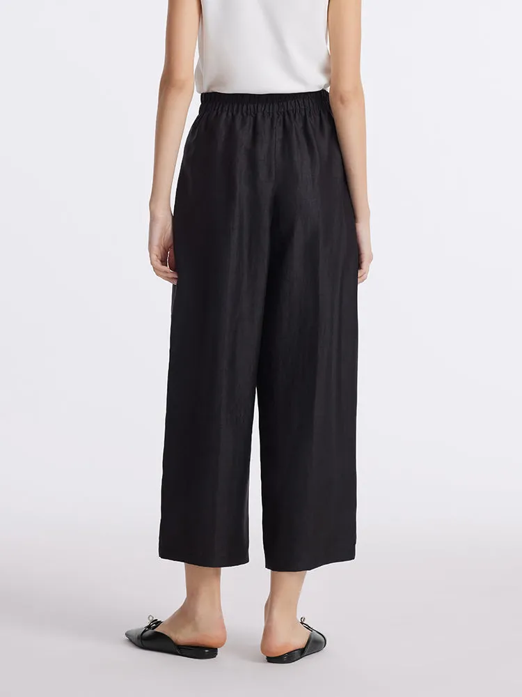 16 Momme Xiang Yun Silk Wide Leg Women Pants