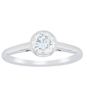 18ct White Gold .71ct Diamond Natalia Ring