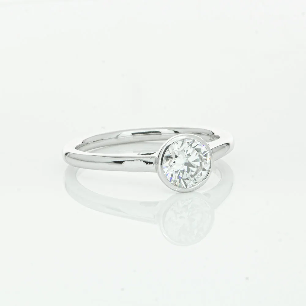 18ct White Gold .71ct Diamond Natalia Ring