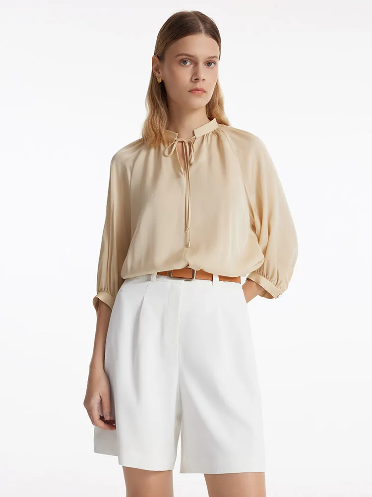 19 Momme Mulberry Silk Women Blouse