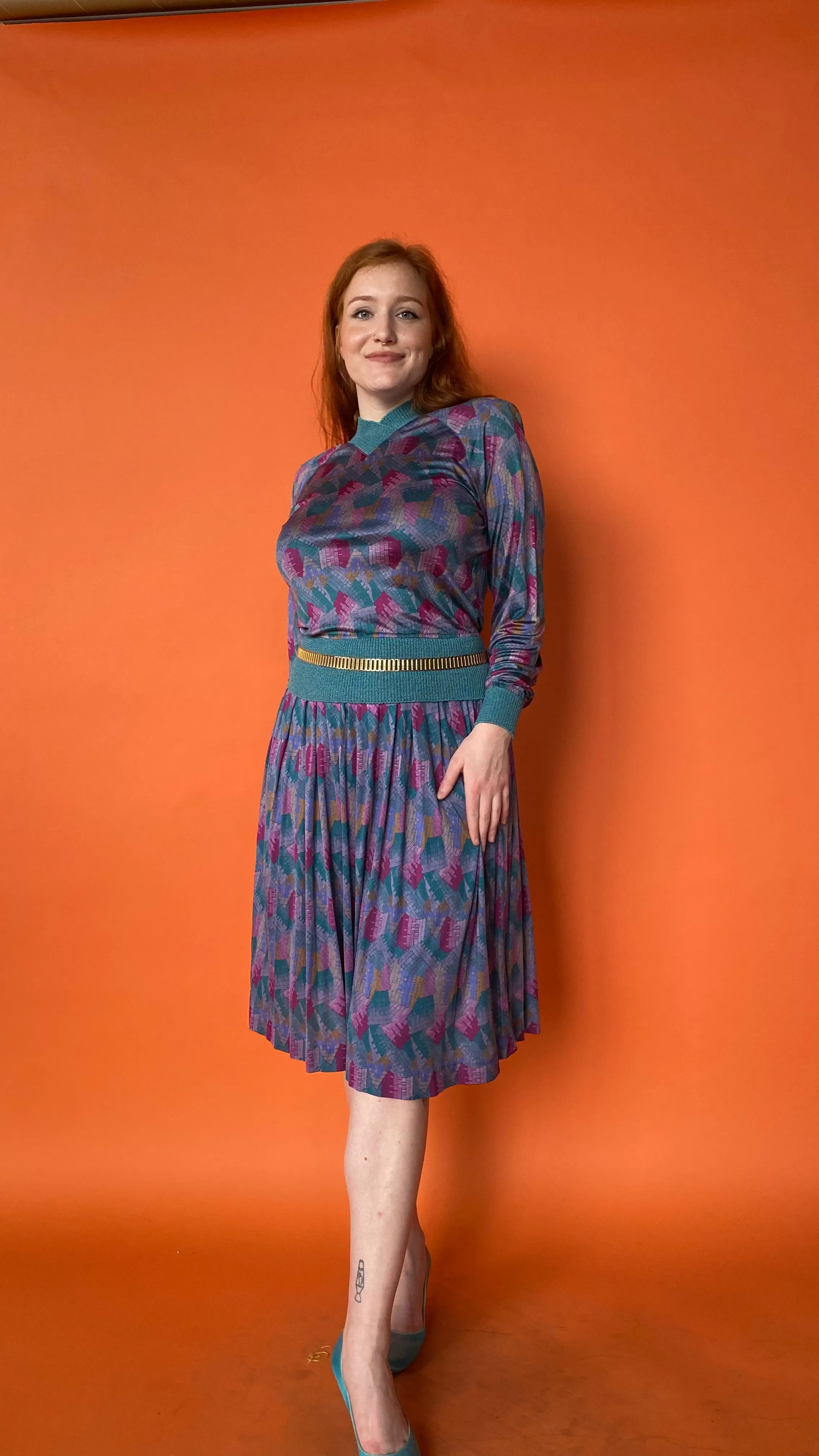 1980s Silk Missoni Skirt Set, sz. XS-M