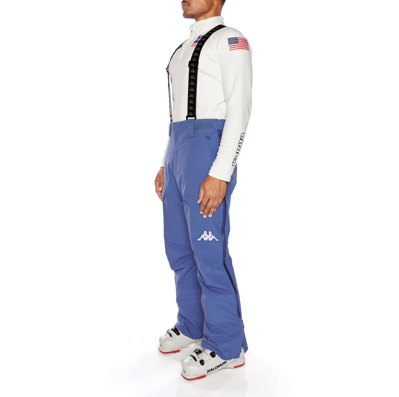 6Cento 622P Full Zip Ski Pants - Fiord Blue