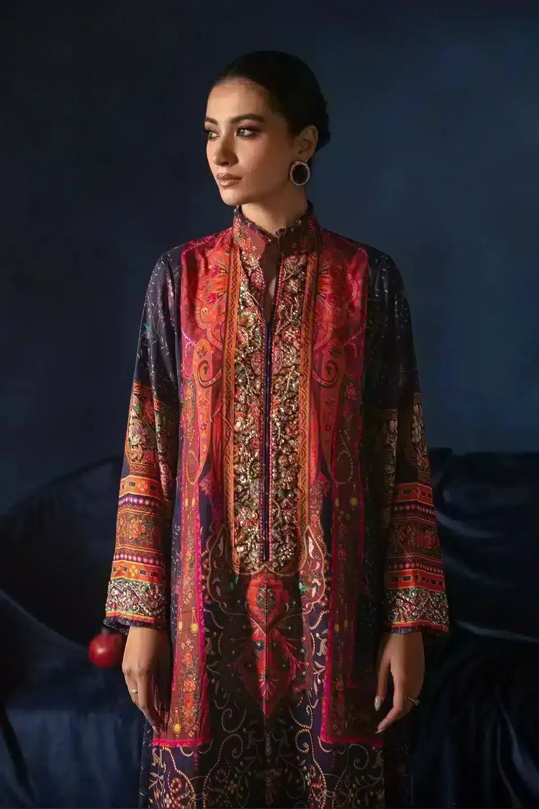 Ammara Khan Silk Suit