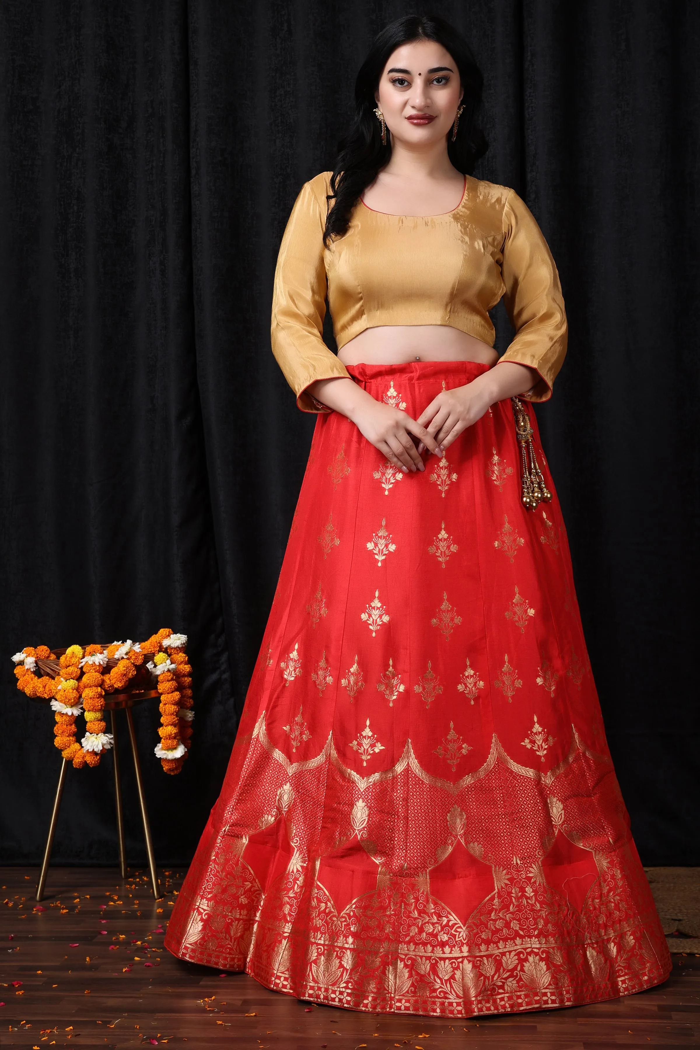 Ananya Rajatva Banarasi Silk Lehenga