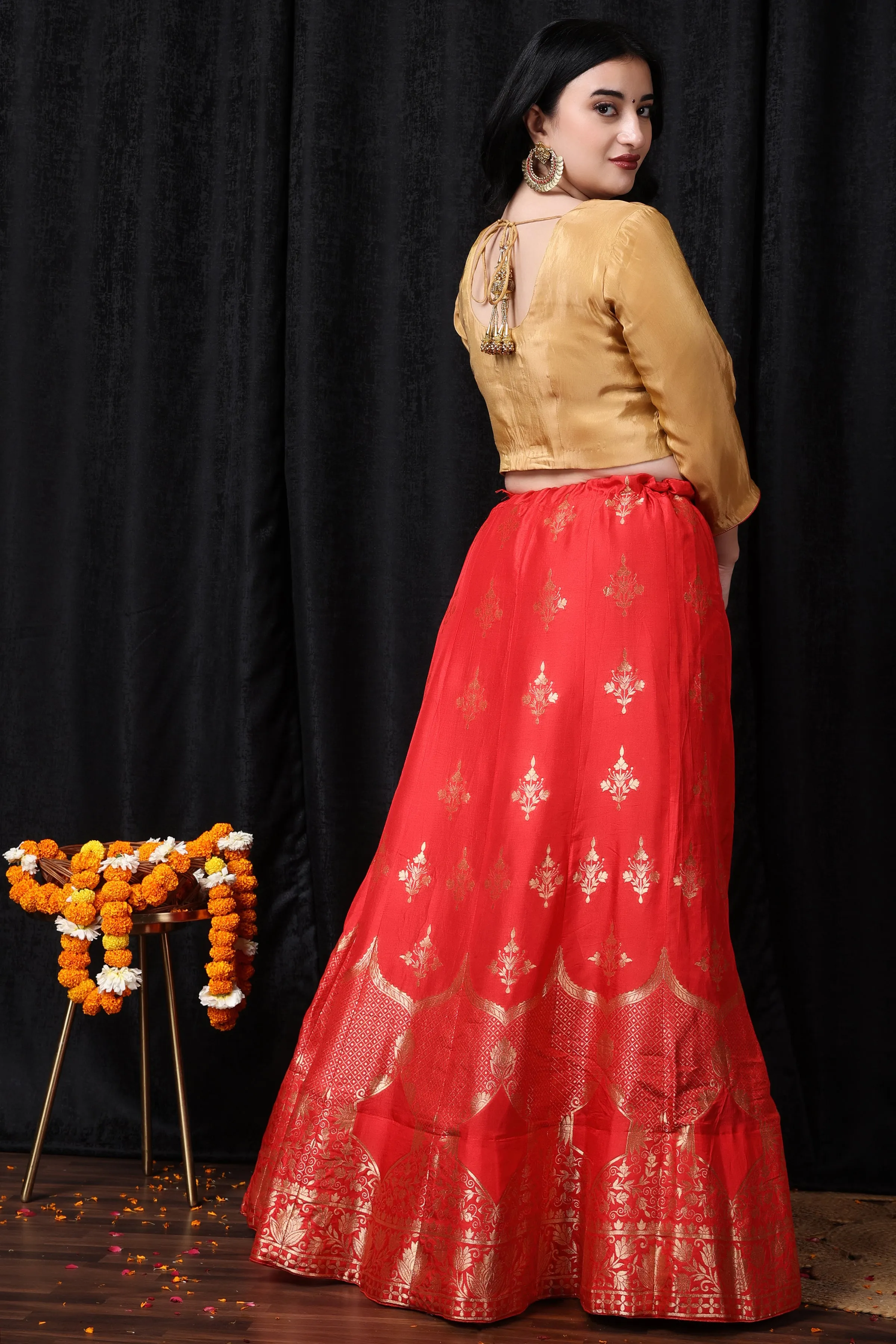 Ananya Rajatva Banarasi Silk Lehenga