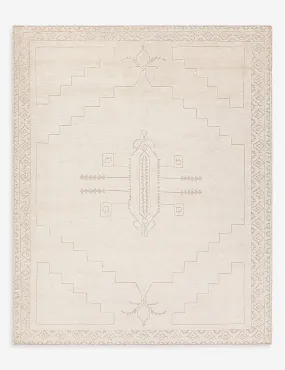 Ansa Hand-Knotted Wool-Blend Moroccan-Style Rug