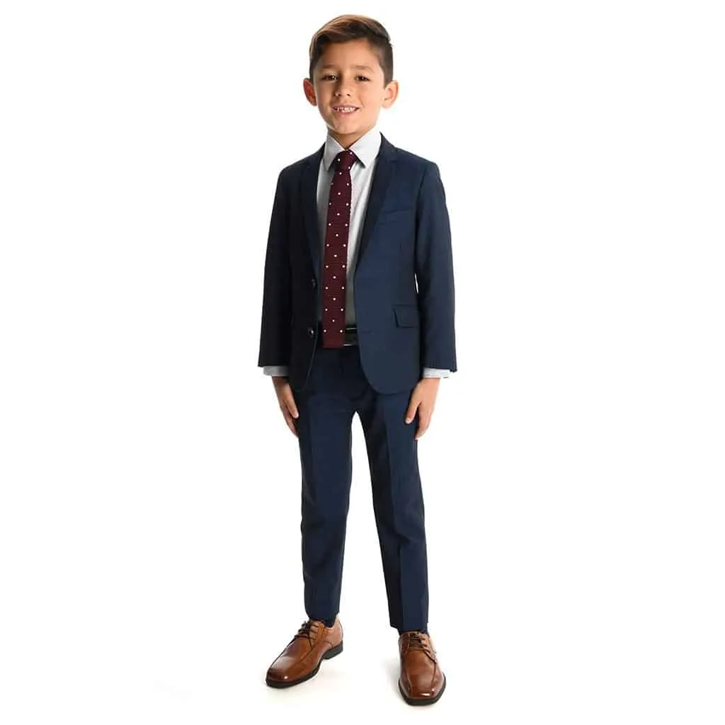 Appaman Boys Mod Navy Pencil Stripe Suit U8SU7