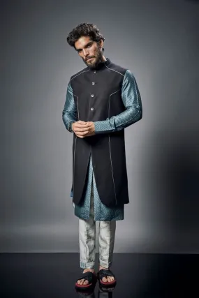 Armour Line Sleeveless Sherwani - Velior