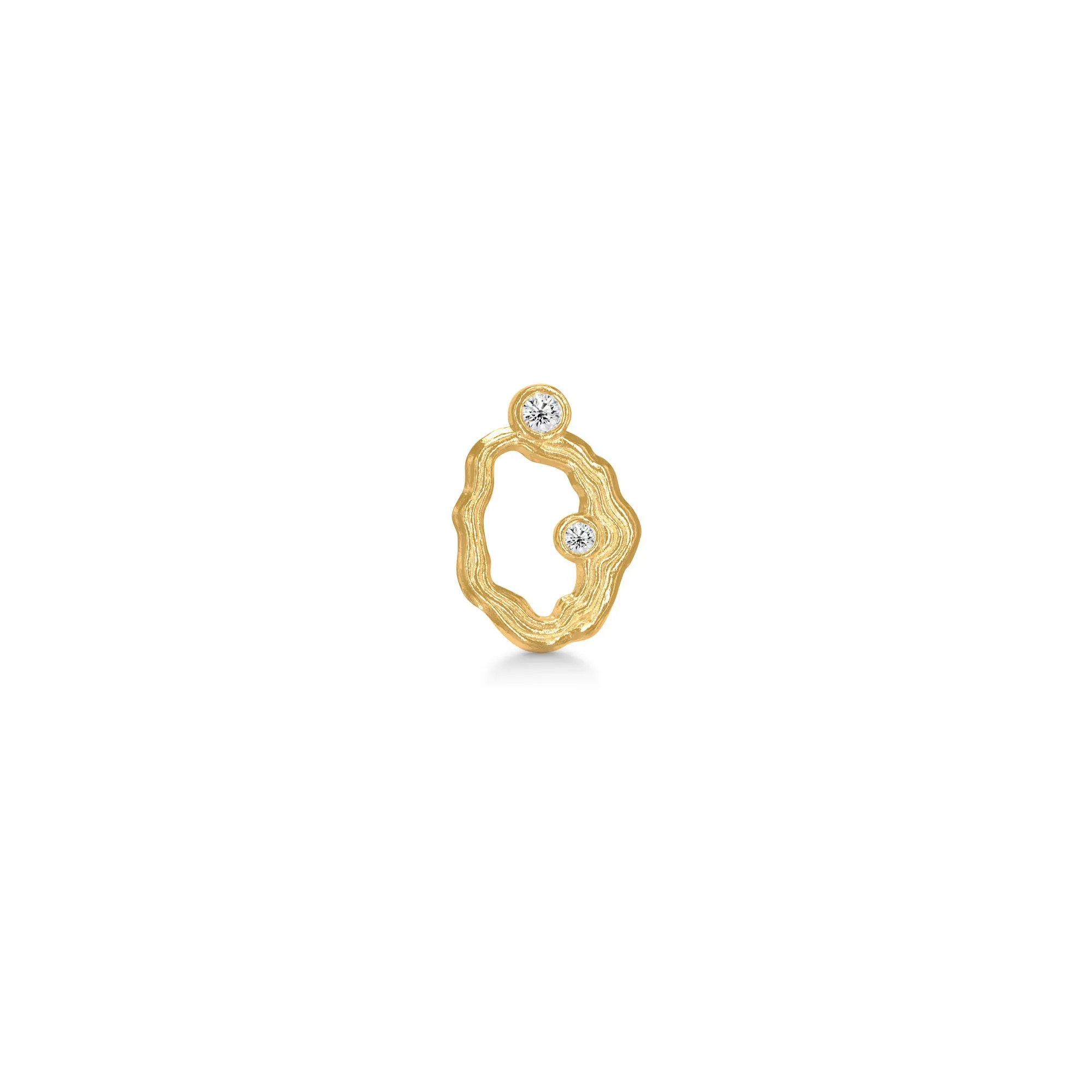 Aurora Gold Plated Earring w. Zirconia