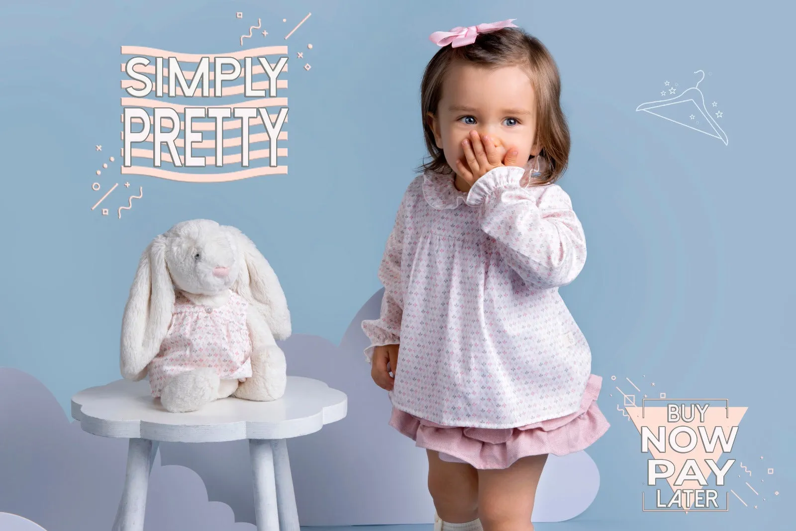 AW Baby Gi Emily Pink Bloomers & Clover Print Top