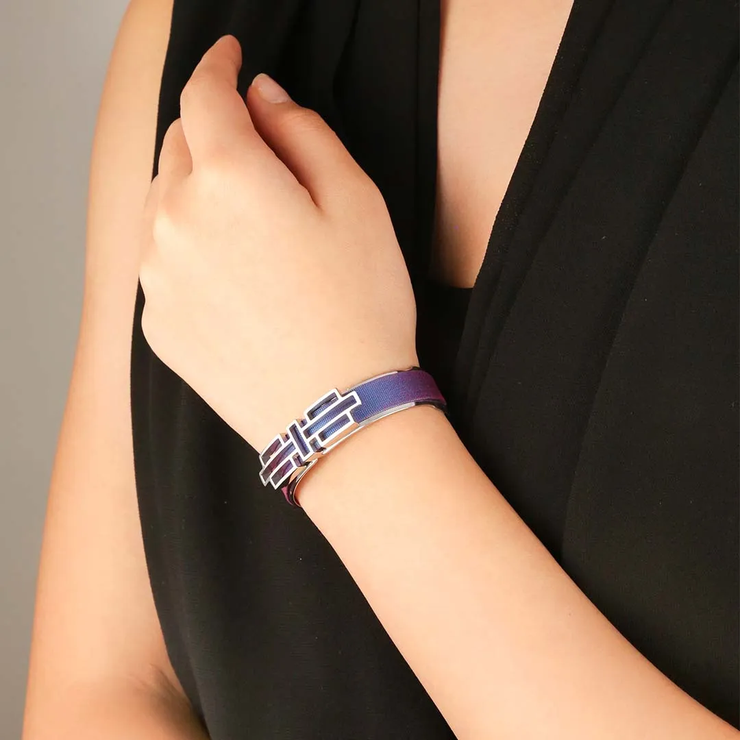 Ban Zu Silk Cuff - Dawn Mauve