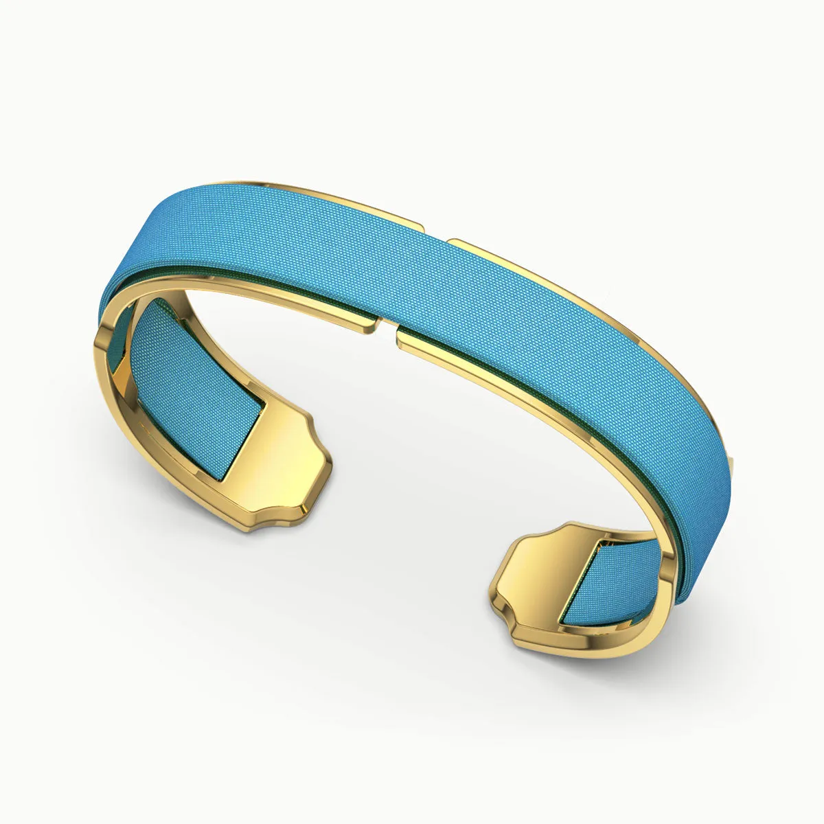 Bare Silk Cuff - Turquoise Blue