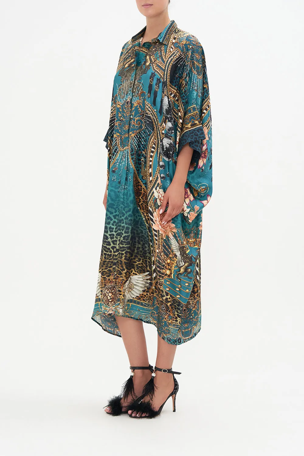 BATWING KAFTAN TIGER PANTS