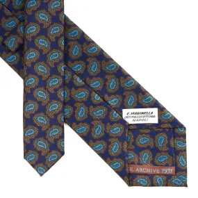 BLUE SILK TIE