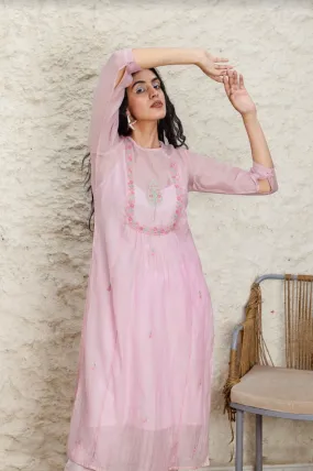 BLUSH PINK CYPRUS KURTA SET