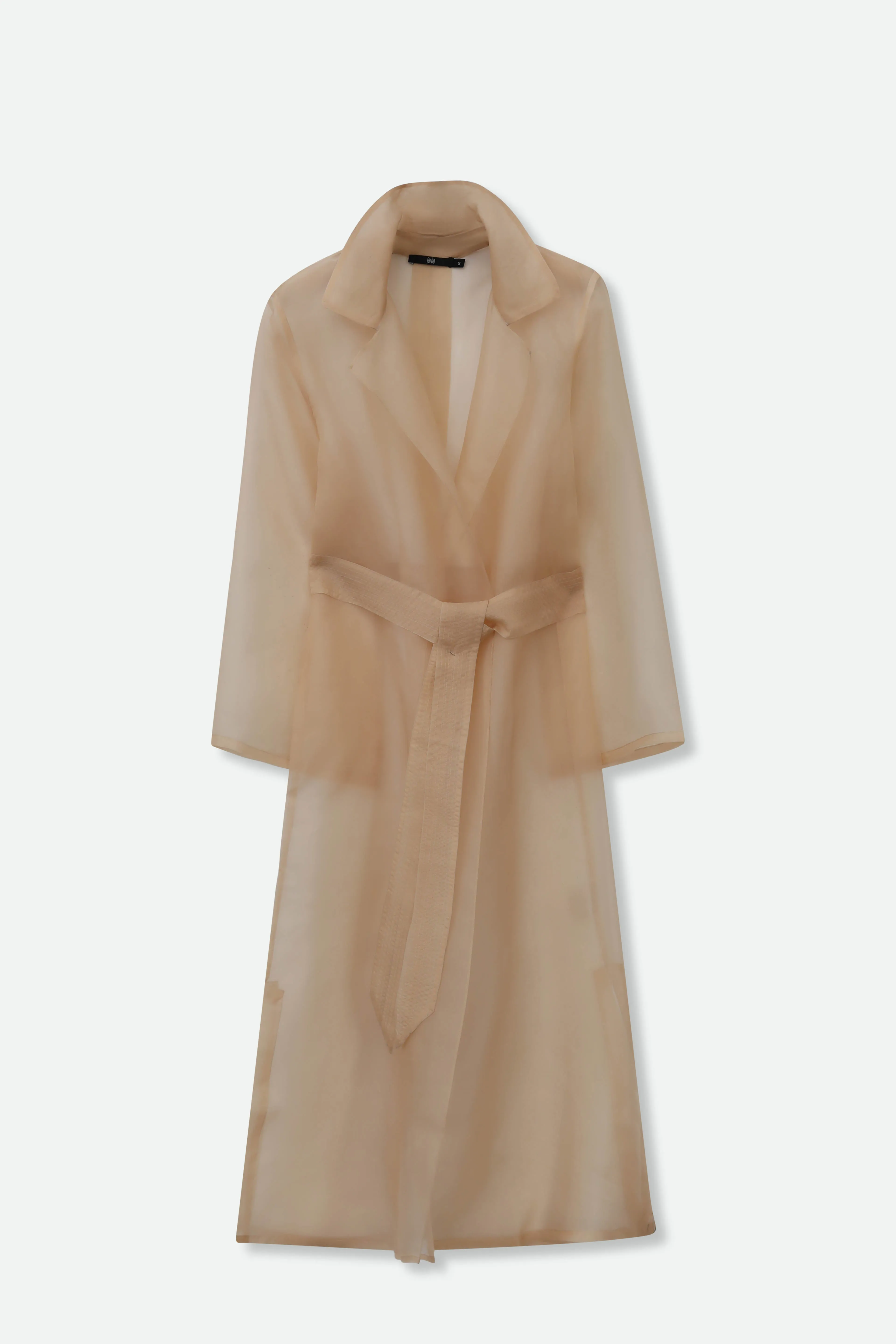 BLYTHE LONG DRESS JACKET IN SILK ORGANZA