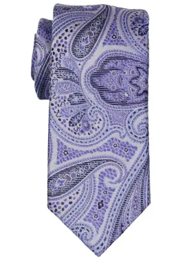 Boy's Tie 21863 Silver/Purple/Blue