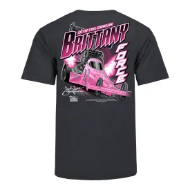 Brittany Force Tonal Pink Dragster T-Shirt