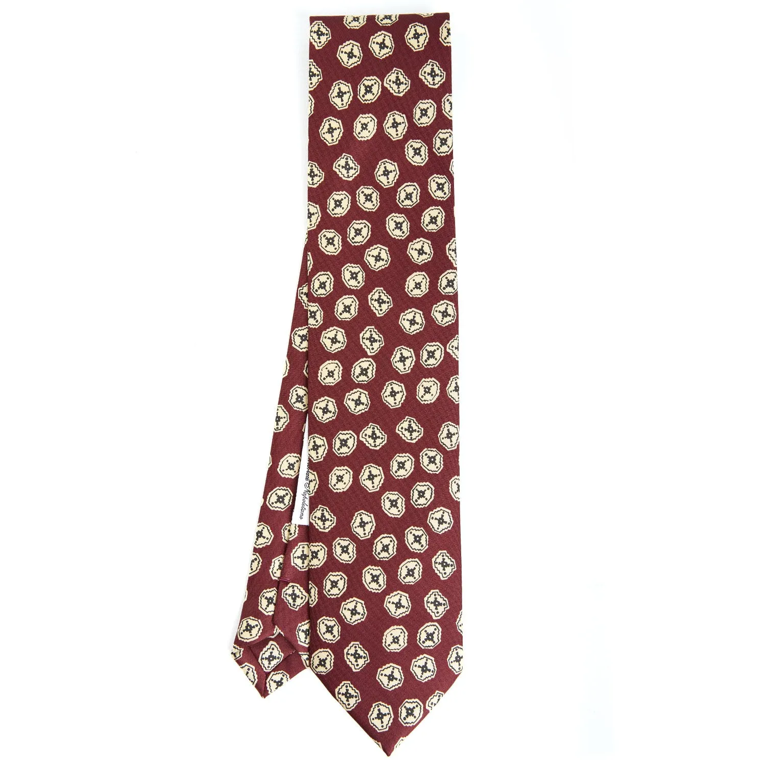 BURGUNDY SILK TIE