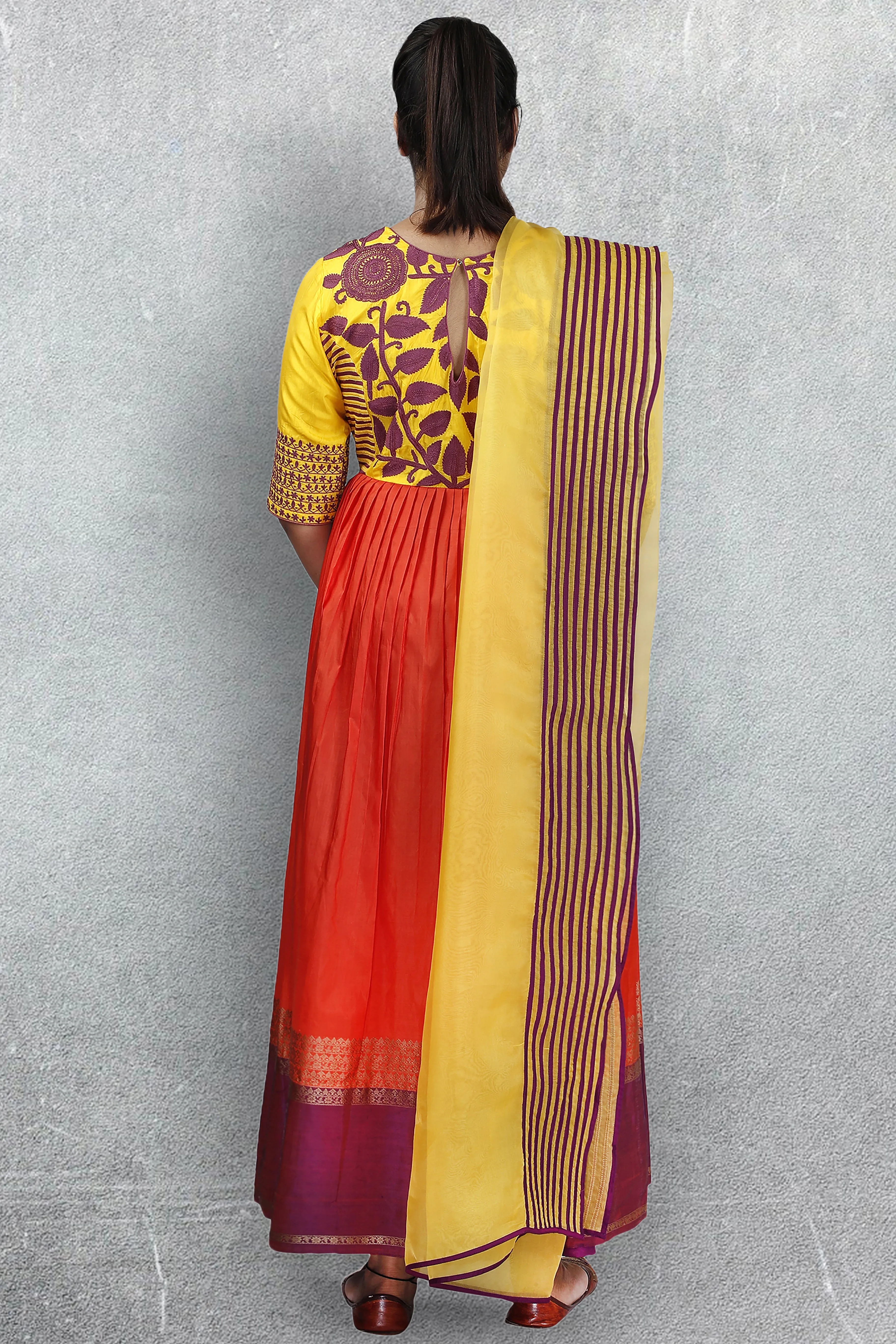 Burnt Orange Salwar