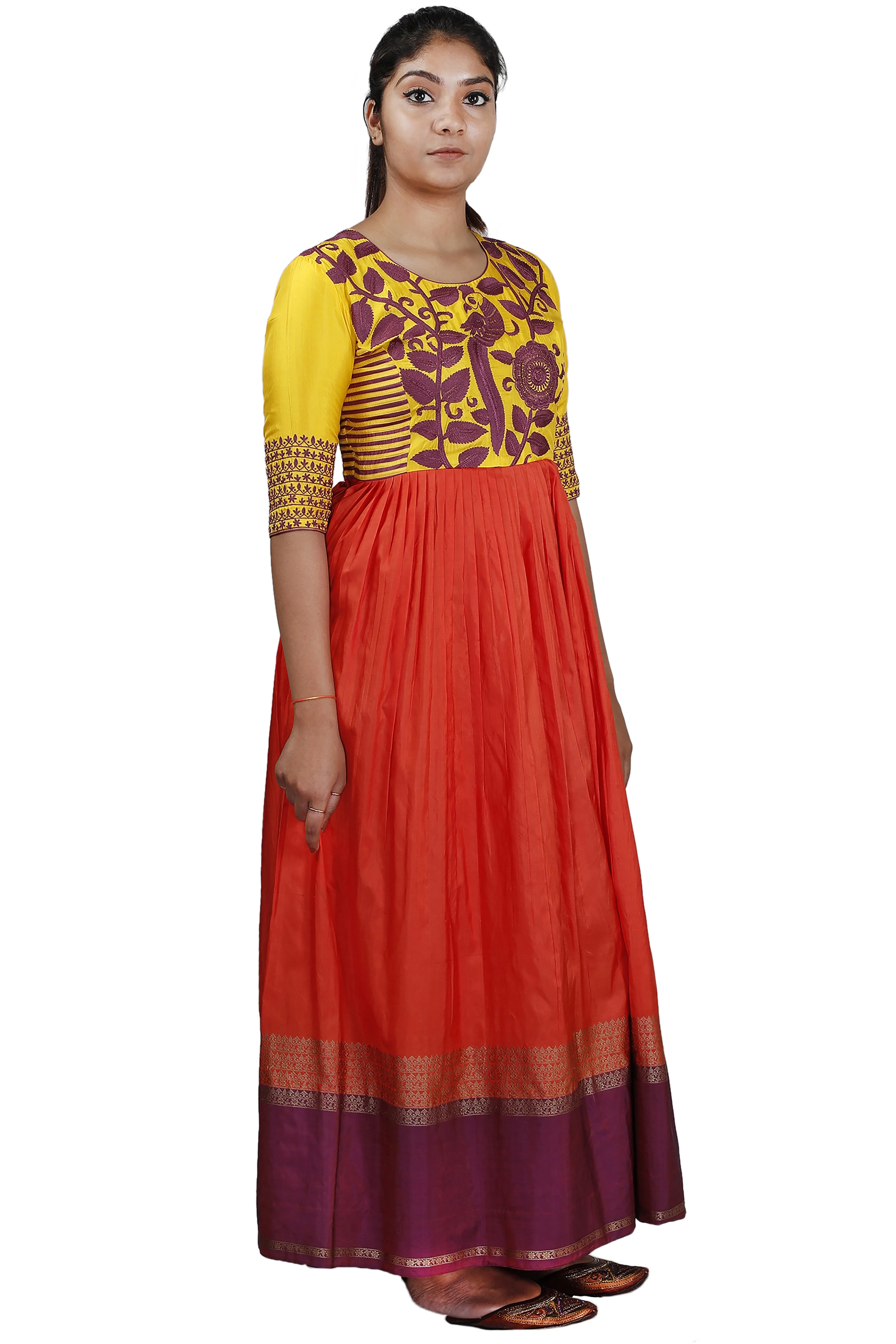 Burnt Orange Salwar