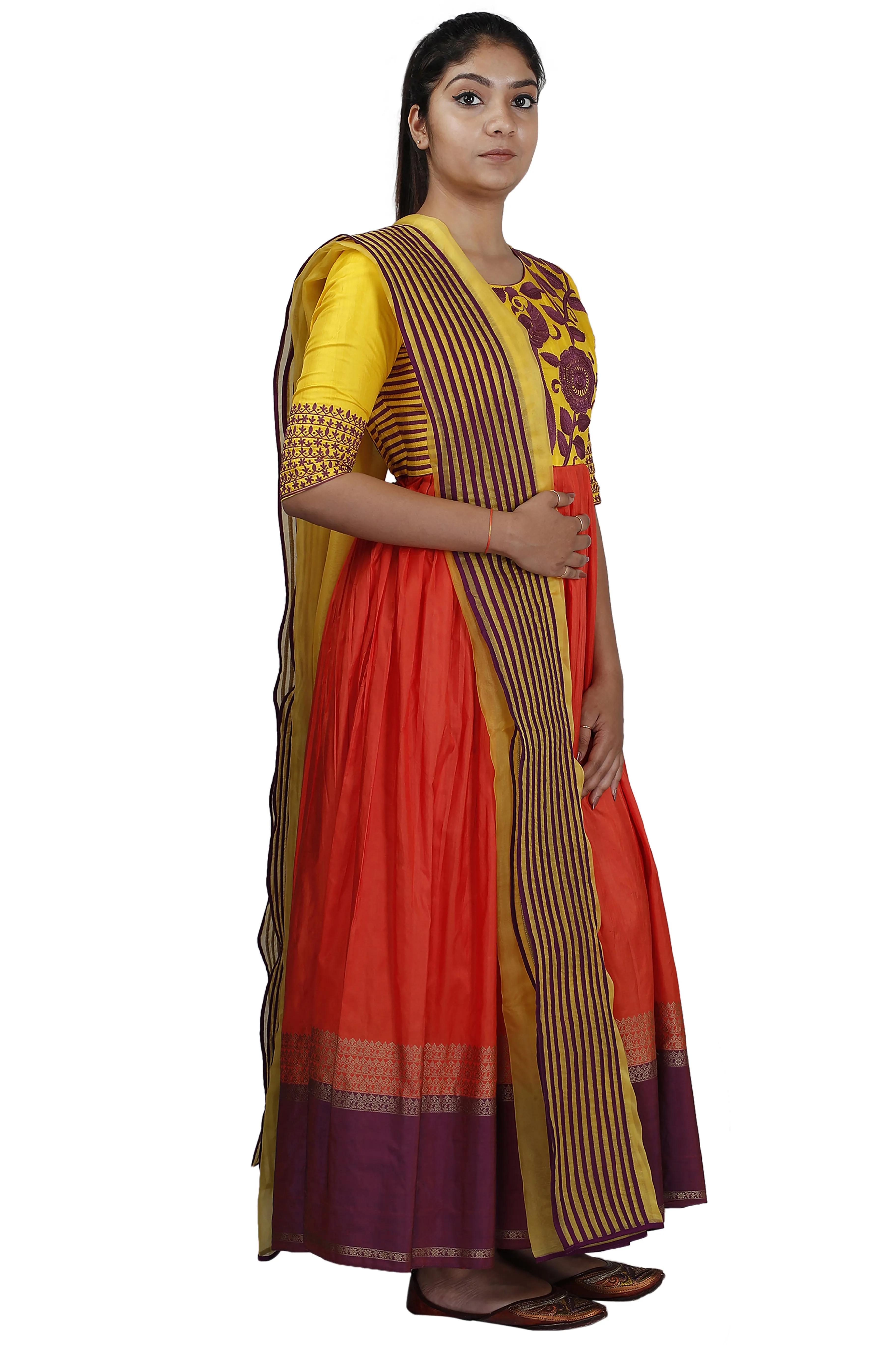 Burnt Orange Salwar