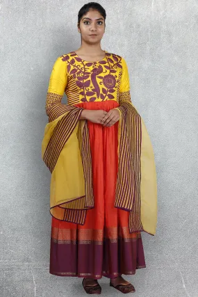 Burnt Orange Salwar