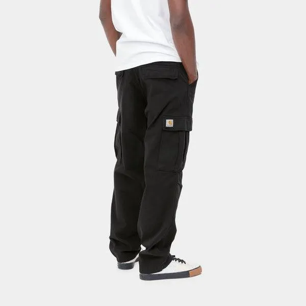 Carhartt WIP Regular Cargo Pant Black Garment Dyed Twill