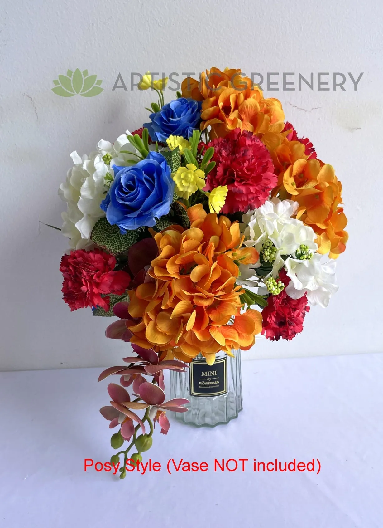 Cemetery Flowers (Bright Colour Theme) 27 x 40 cm - SYM0051