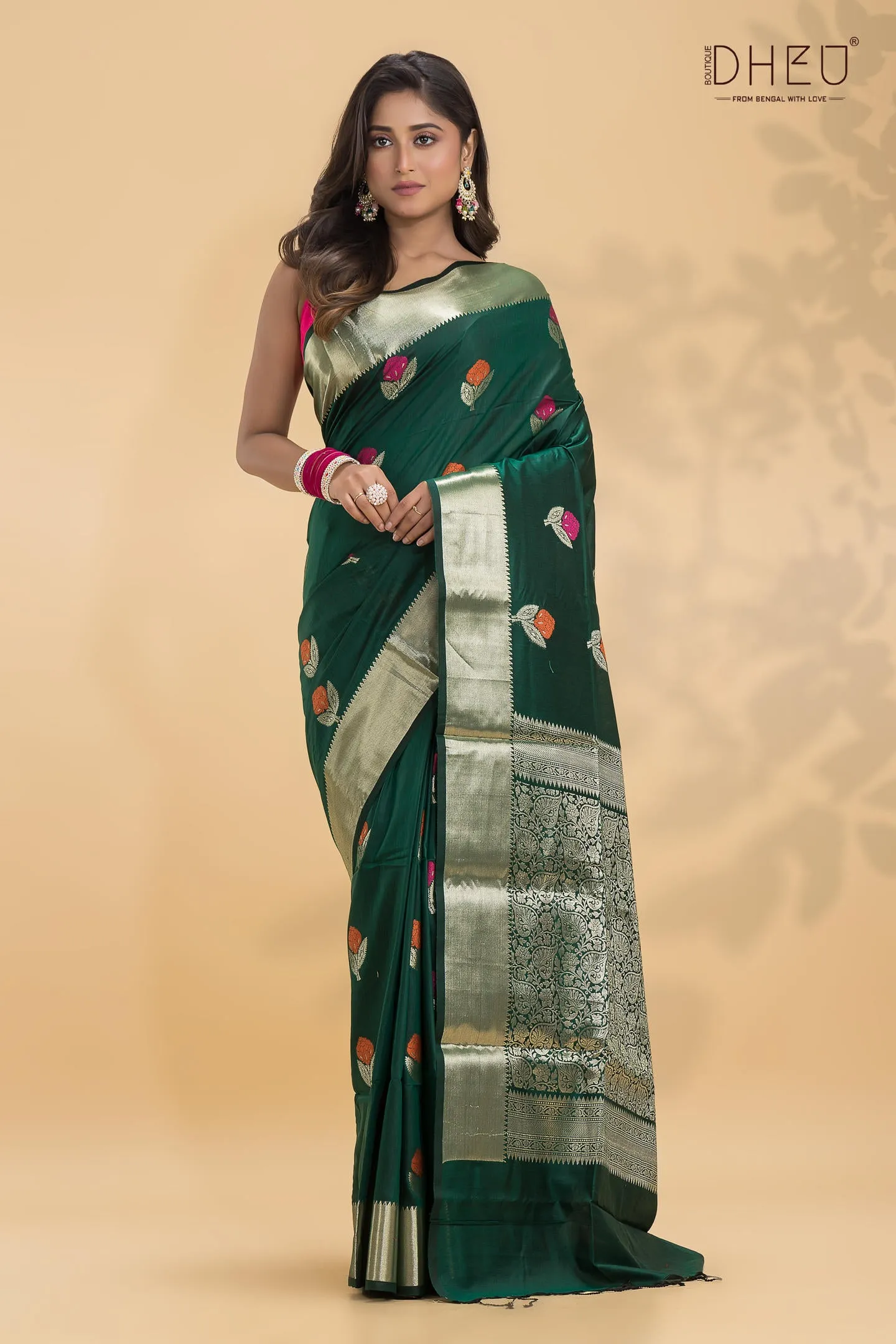 Chanderi Benarasi Silk Saree