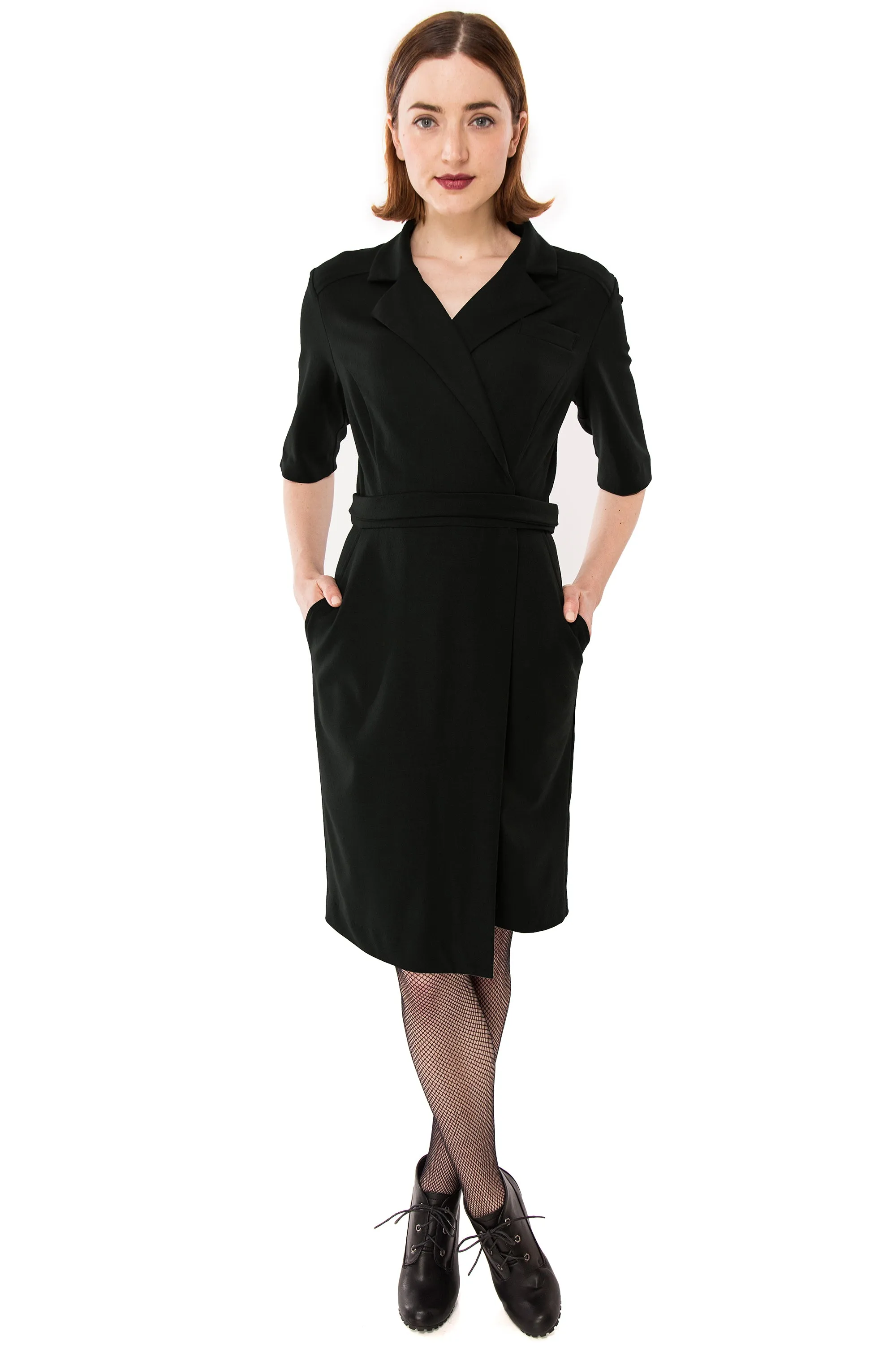 Christy Wrap Dress / Black