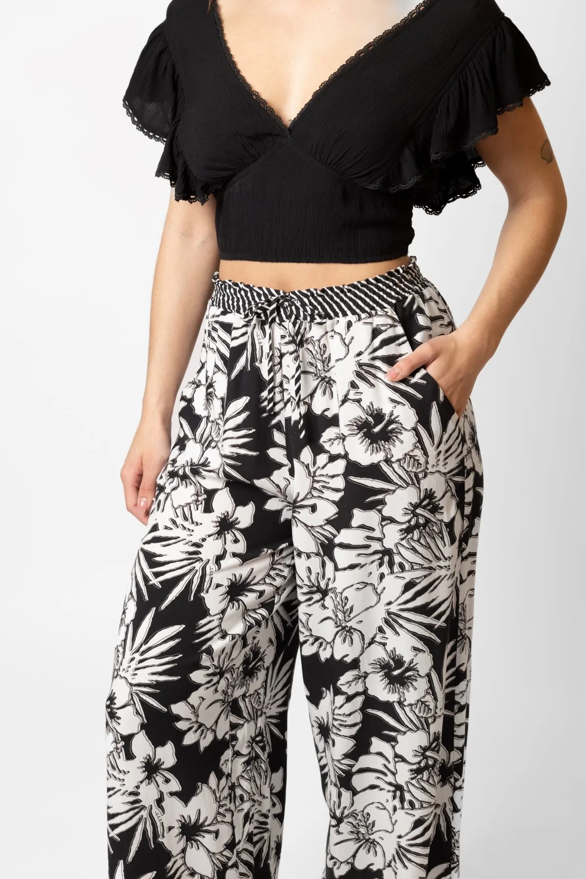 Copacabana Floral Wide Leg Pant