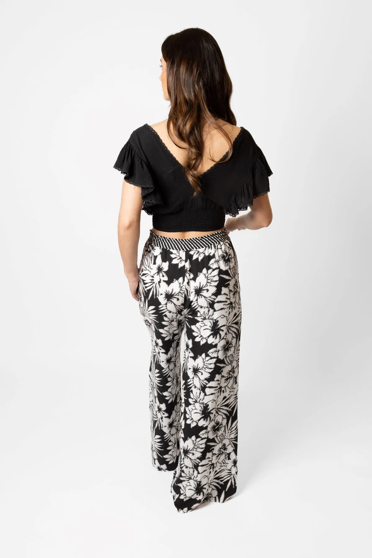 Copacabana Floral Wide Leg Pant