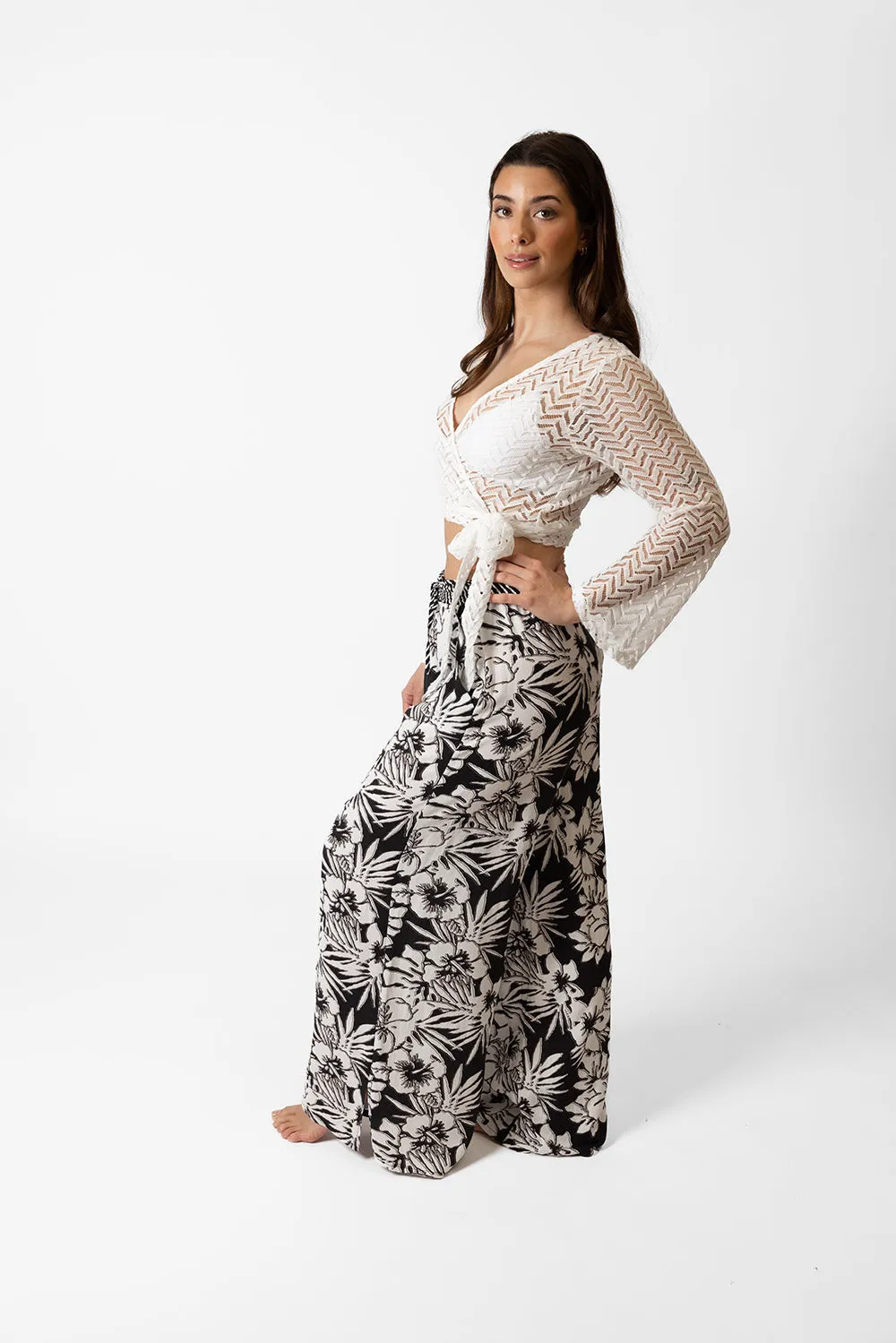 Copacabana Floral Wide Leg Pant