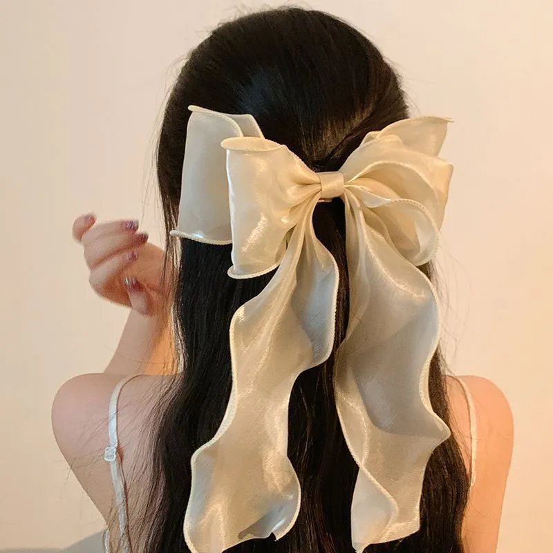 Coquette Large Ribbon Hair Pin