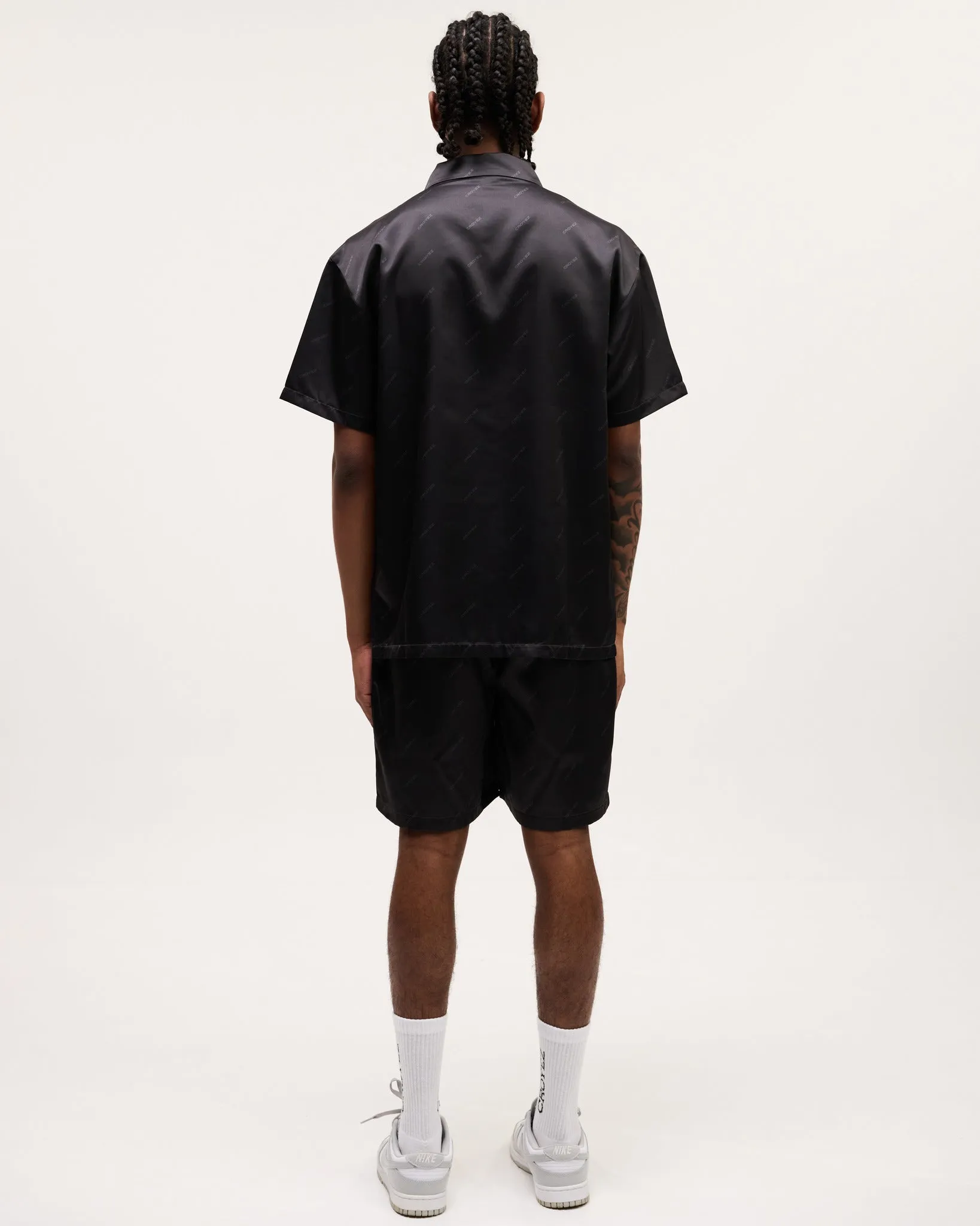 CROYEZ RESORT ALLOVER SHIRT - BLACK