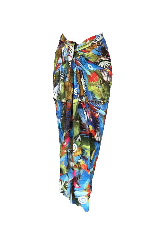 Cyclades Beachwear Sarong Pareo - Parrots