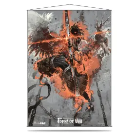 Dark Arla, the Shadow Wing Wall Scroll for Force of Will