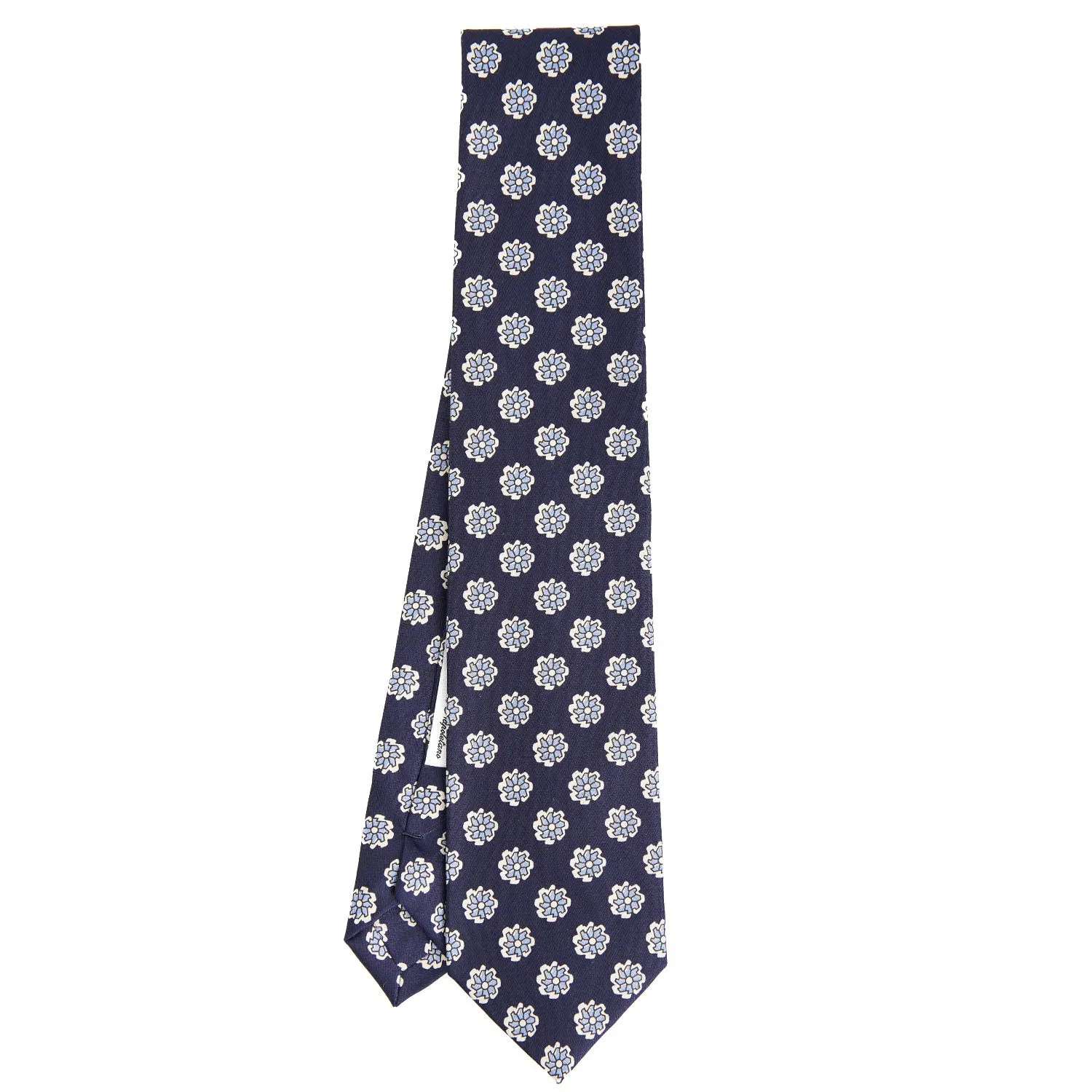 DARK BLUE SILK TIE