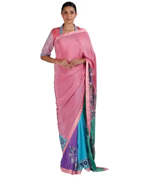 Four Color Saree