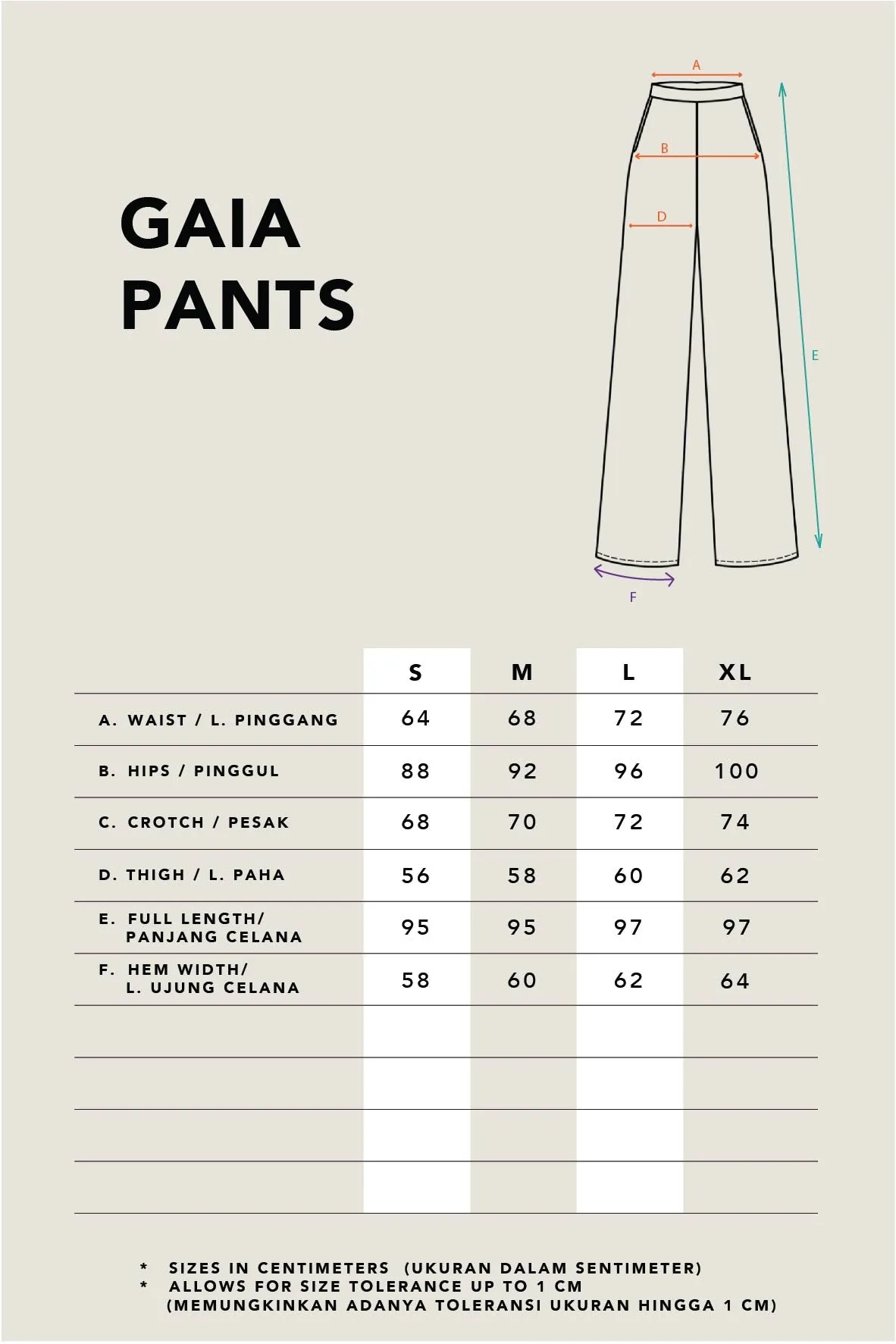 GAIA PANTS WHITE