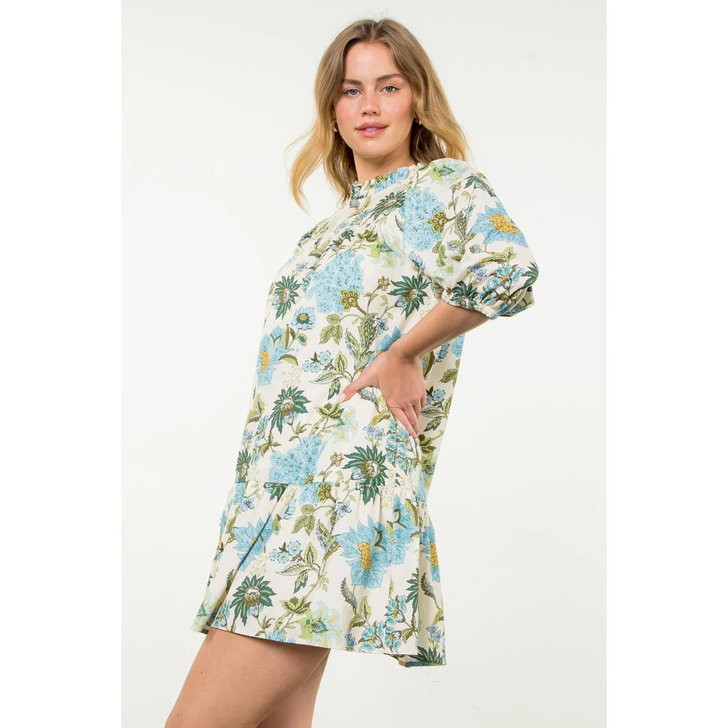 Griselda Flower Print THML Dress