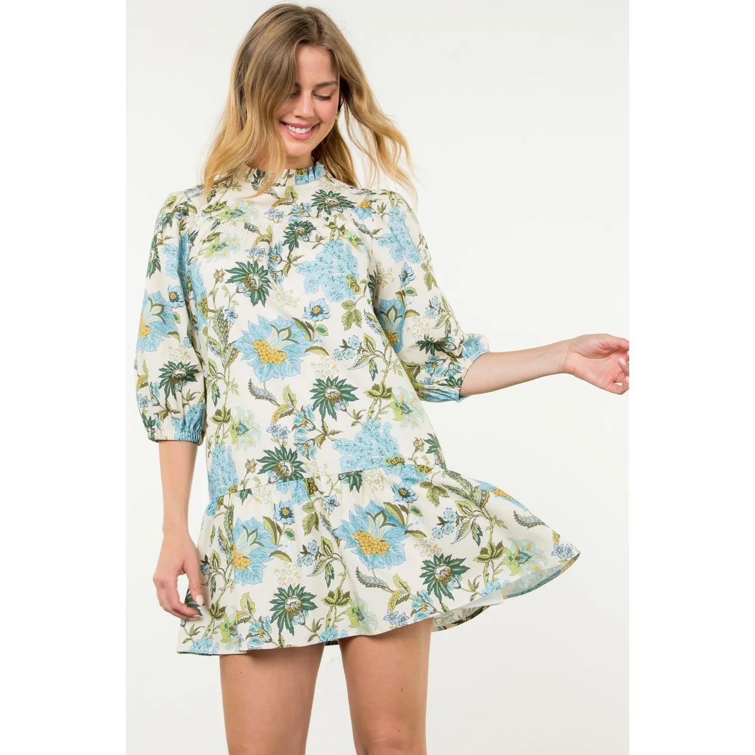 Griselda Flower Print THML Dress