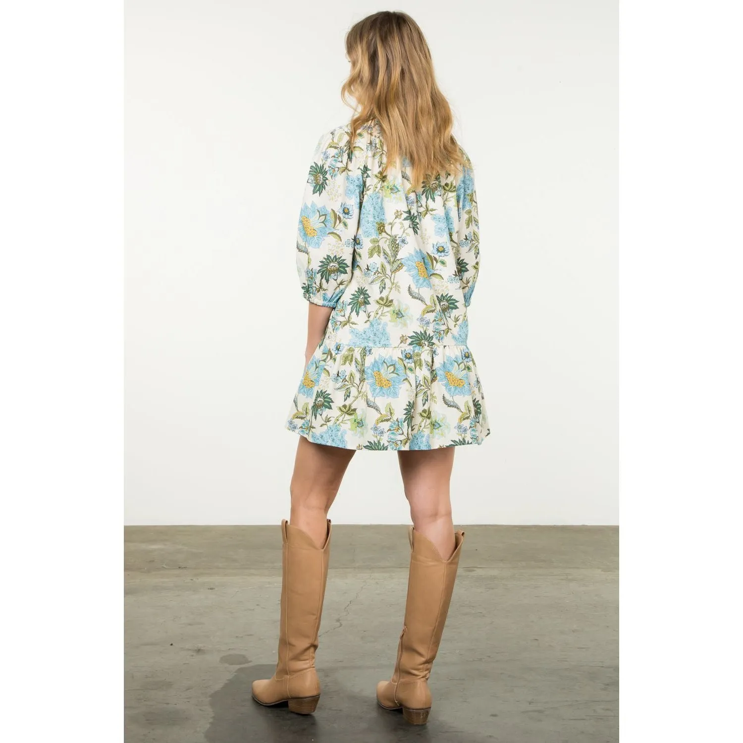 Griselda Flower Print THML Dress