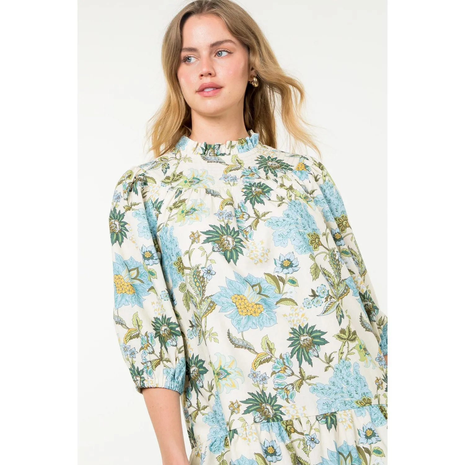 Griselda Flower Print THML Dress