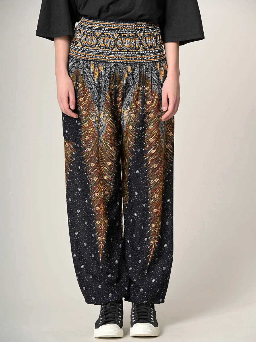 Harem Pants Original - Peacock High Crotch