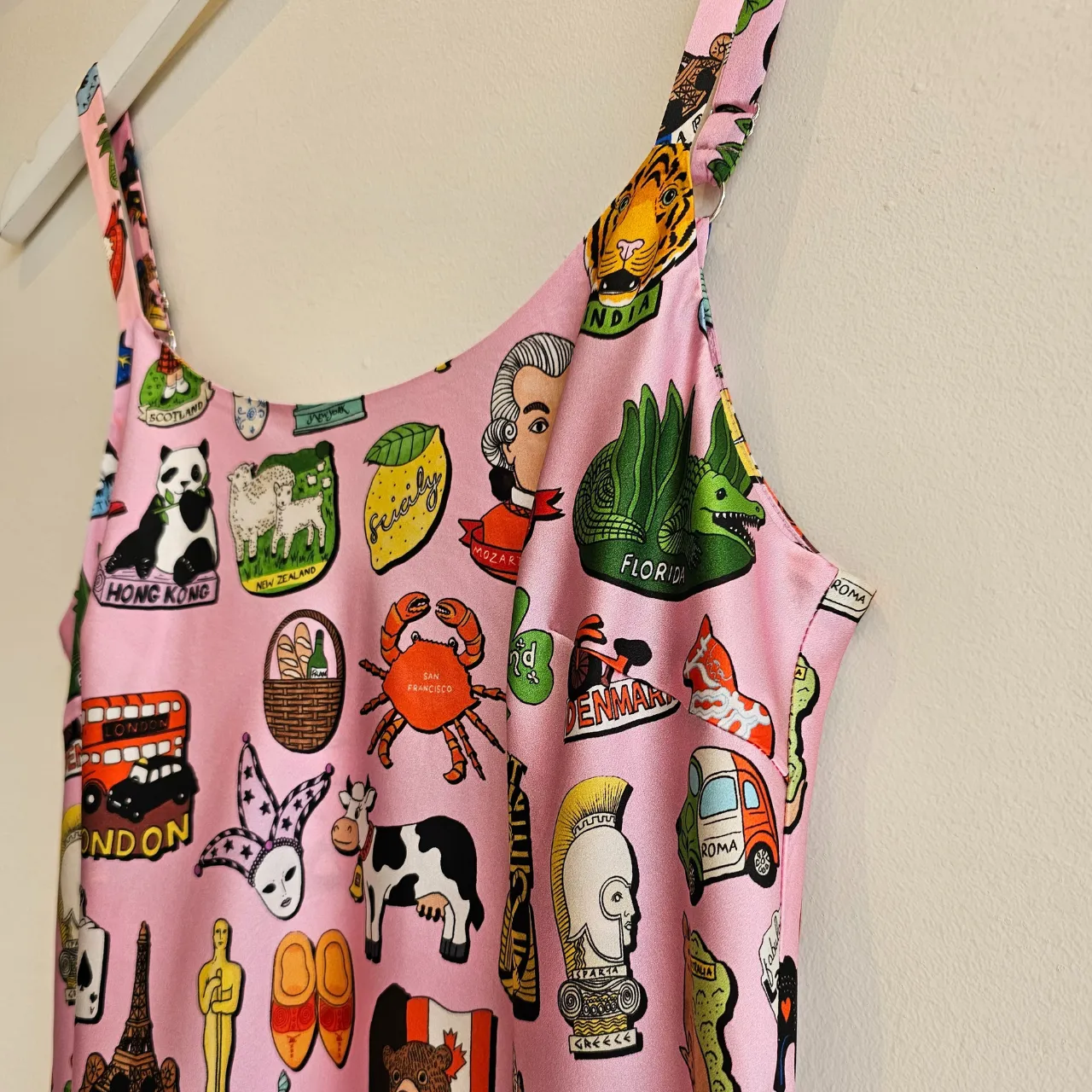 Karen Mabon X Caroline Randell Fridge Magnets Silk Slip Dress