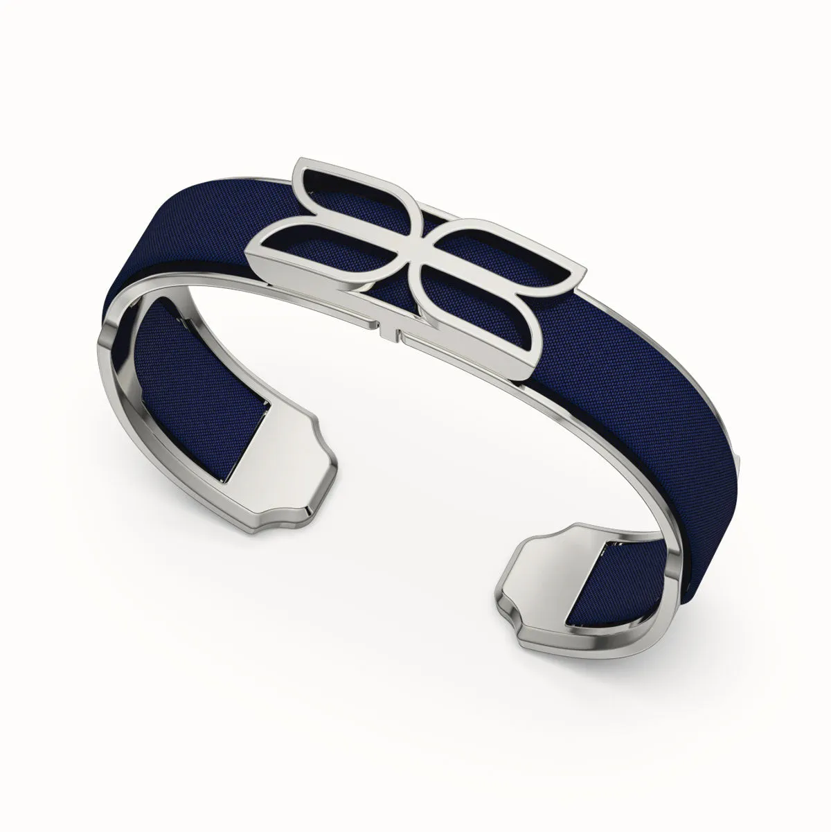 Kawung Silk Cuff - Midnight Blue