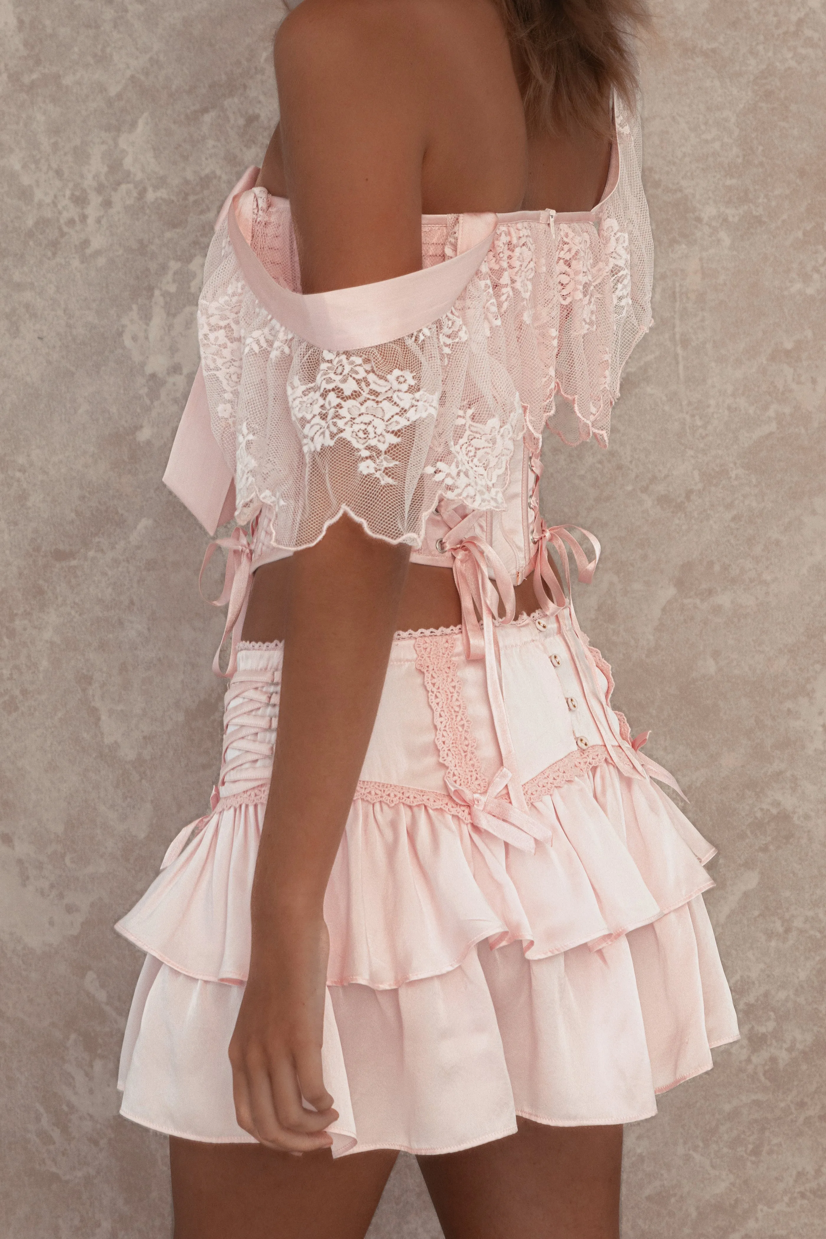 Lady Marmalade Garter Set - Candy Pink